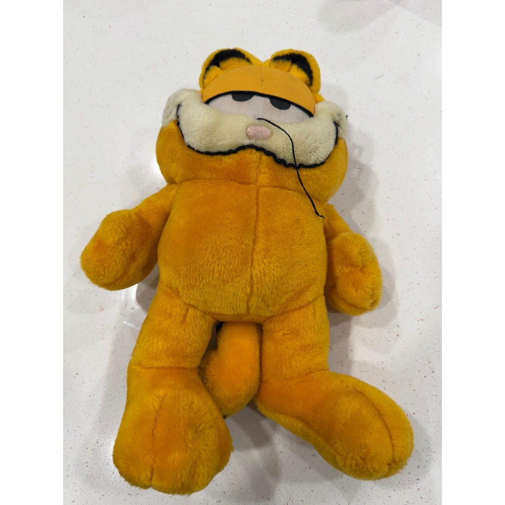 Vintage Garfield‎ Plush Play-By-Play Stuffed Animal Orange Cat 14 Inch Toy